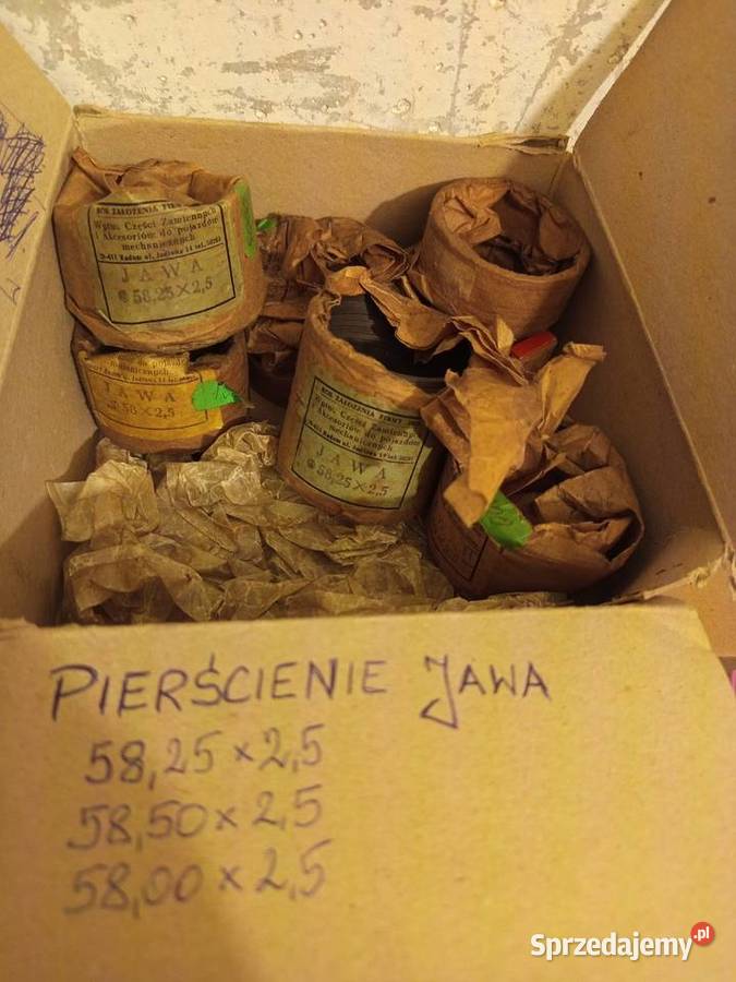 Pierścienie tłokowe Jawa Silniki i osprzęt Łęczyca