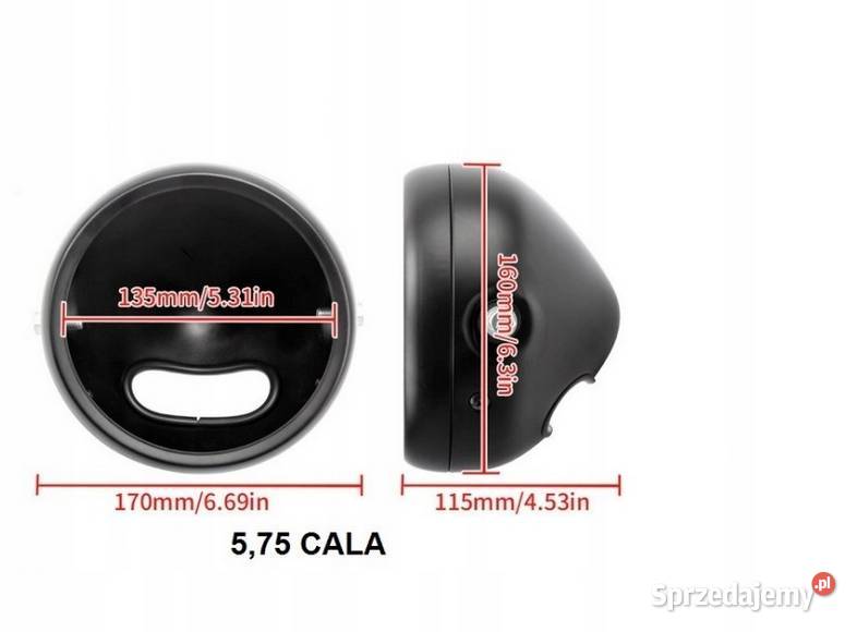 OBUDOWA LAMPY REFLEKTORA 575 CALA DO MOTOCYKLA Sosnowiec sprzedam