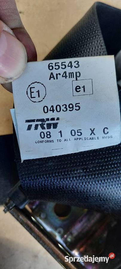 Pas bezpieczeństwa tył BMW 7 E65 Szczecin