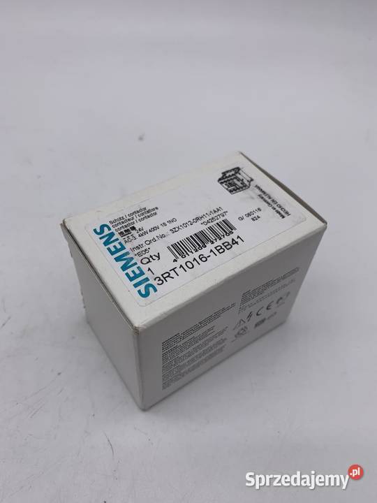 Siemens 3RT10161BB41 Stycznik Pozostałe Warszawa