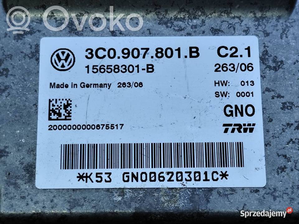 VW PASSAT B6 STEROWNIK MODUŁ HAMULCA RĘCZNEGO