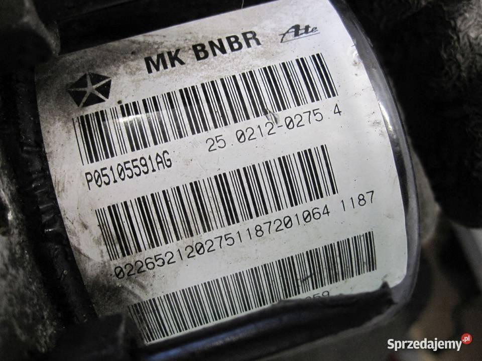 JEEP PATRIOT 08r pompa ABS P05105591AG świętokrzyskie