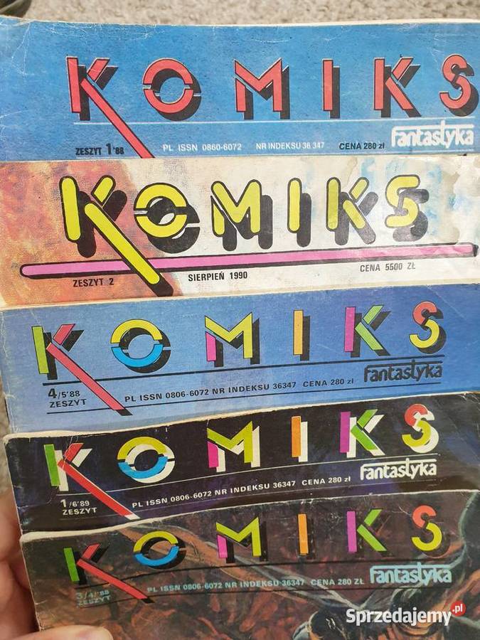 Yans 5 komiksów Komiks Fantastyka Grzegorz