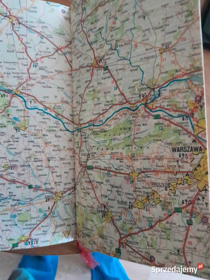 Atlas samochodowy polski Rok wydania 1983 Szczecin