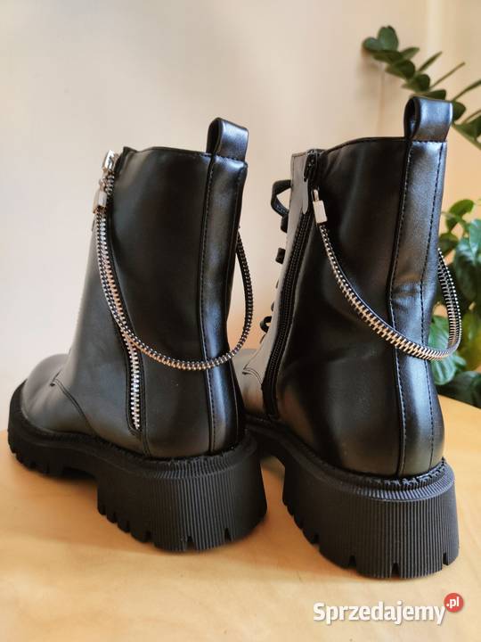 Botki workery sznurowane 25cm Moda i Styl Kazimierza Wielka sprzedam