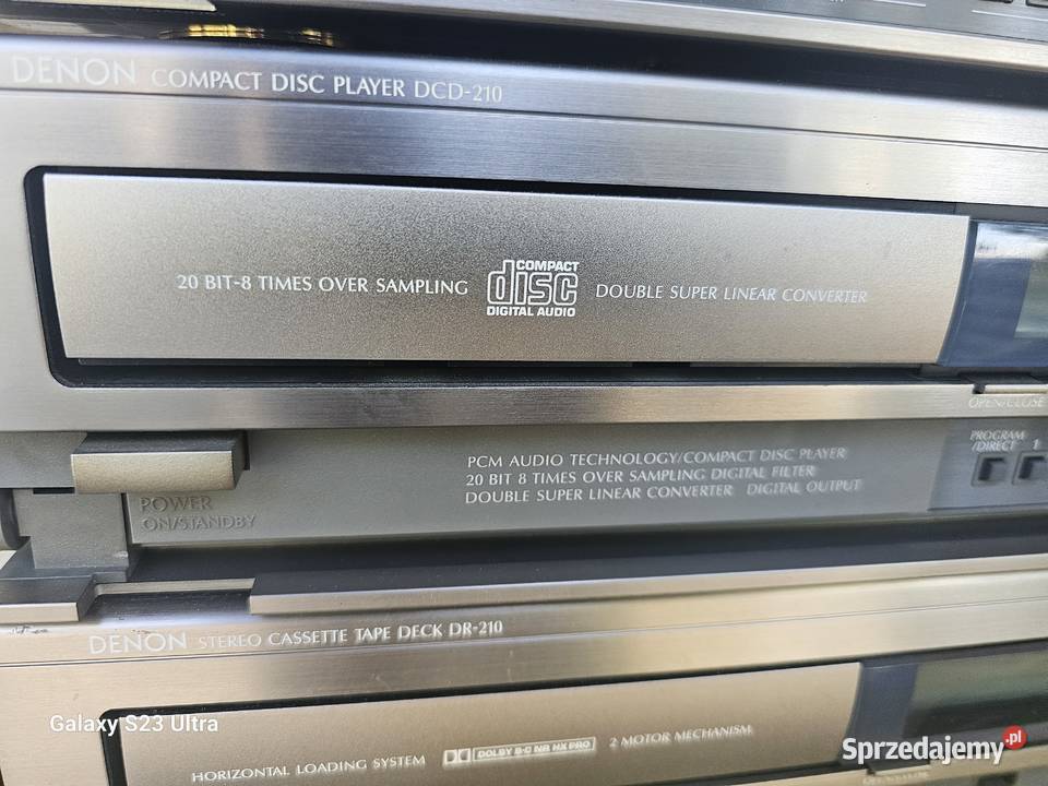 wieża segmentowa denon ampli deck cd stereo Chełm Śląski