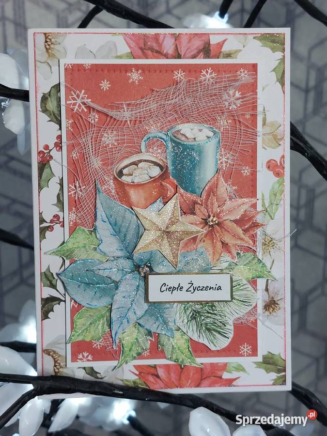Ręcznie robione kartki na Boże Narodzenie Zbójno sprzedam