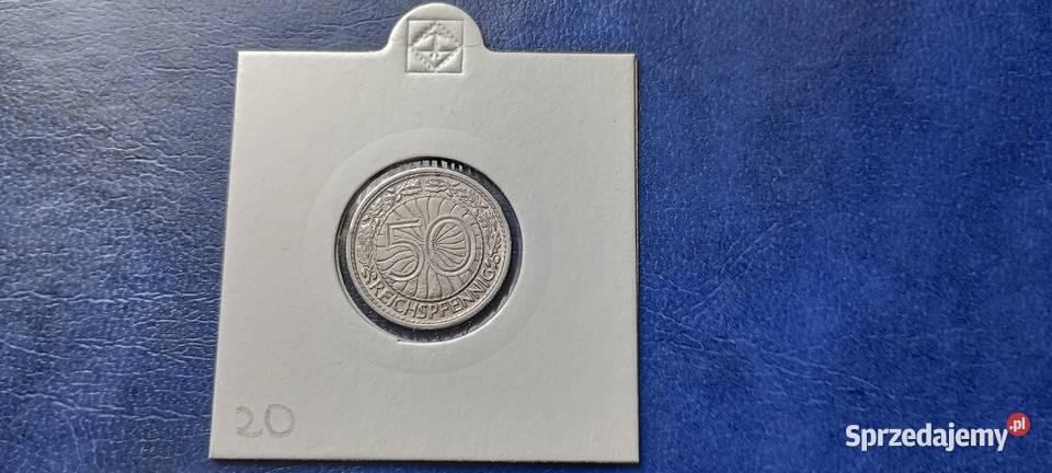 Stare monety 50 fenig 1929 A Niemcy podkarpackie