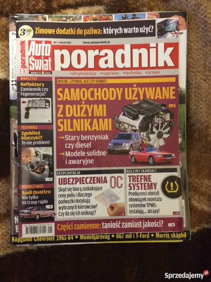 Pisma motoryzacyjne 4 skuter driver i inne Zielonka