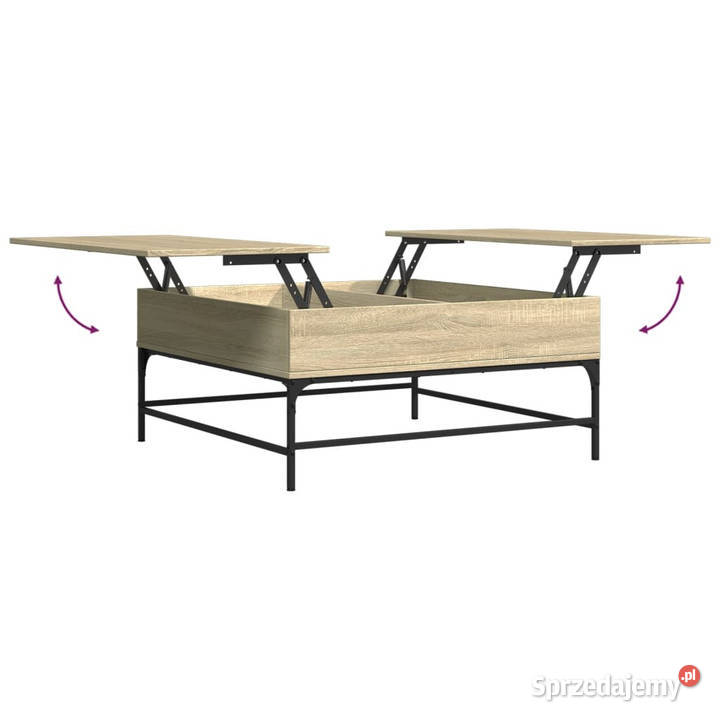 Stolik kawowy dąb sonoma 95x95x45 WM3217065