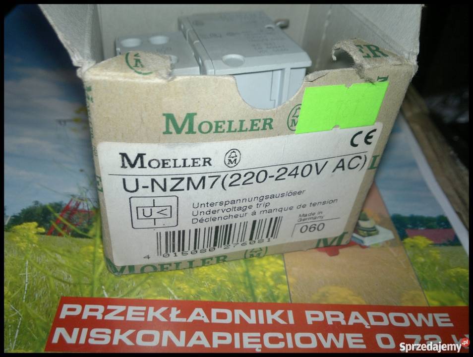 Moeller UNZM7 undervoltage trip śląskie Dąbrowa Górnicza