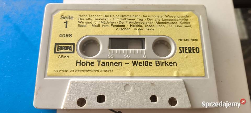 Jodły wysokie brzozy białeHohe Tannen Weisse kaseta śląskie Gliwice sprzedam