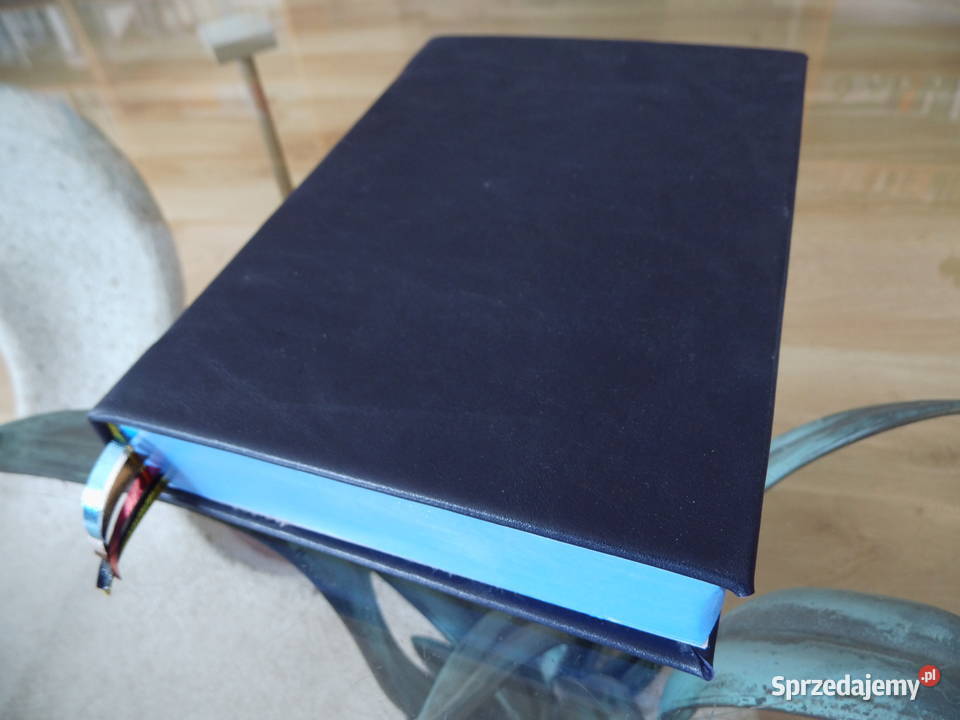Oprawa skórzana Biblia Nowa Prezent Radzewice