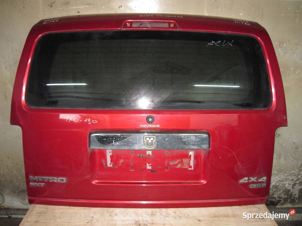 DODGE NITRO 08r klapa tył