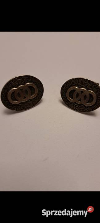 Srebrne spinki do koszuli próba 3 i CS srebro Radom sprzedam