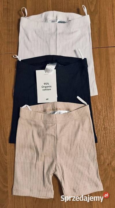 3pak krótkich legginsów dziecięcych HM Barczewo