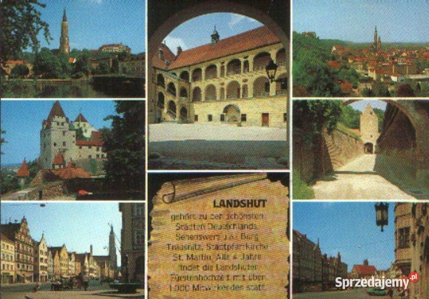 Kart Poczt RFN Lanshut widoki z kresp śląskie Gliwice