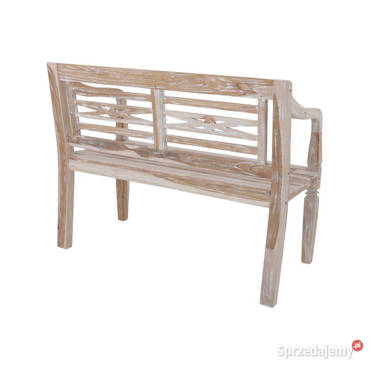 Ławka Batavia 120 limitowana edycja bielona z Ławy i ławki warmińsko-mazurskie Olsztyn