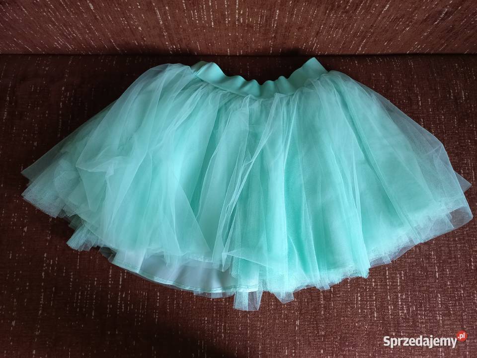 Turkusowa pastelowa rozkloszowana spódnica Odzież damska sprzedam