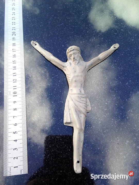 Wizerunek Jezus Chrystus satynowe krzyż Strzegowo