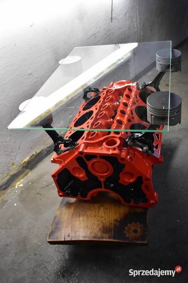 Stolik kawowy ława z silnika v6 silnik ford Lublin