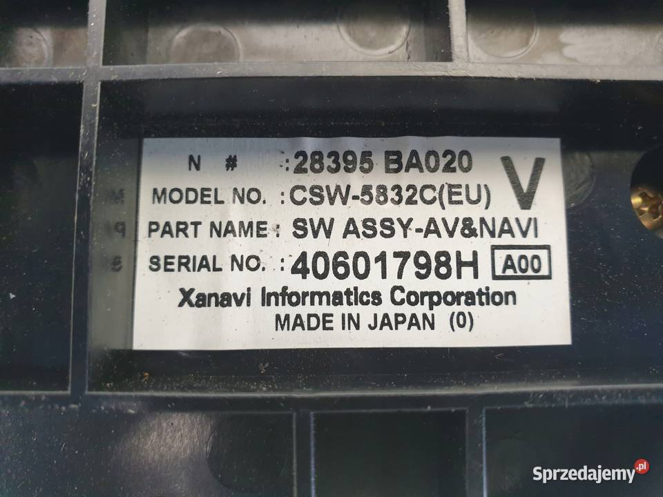 Nissan Primera P12 PANEL KLIMATYZACJI nawiewu Janów