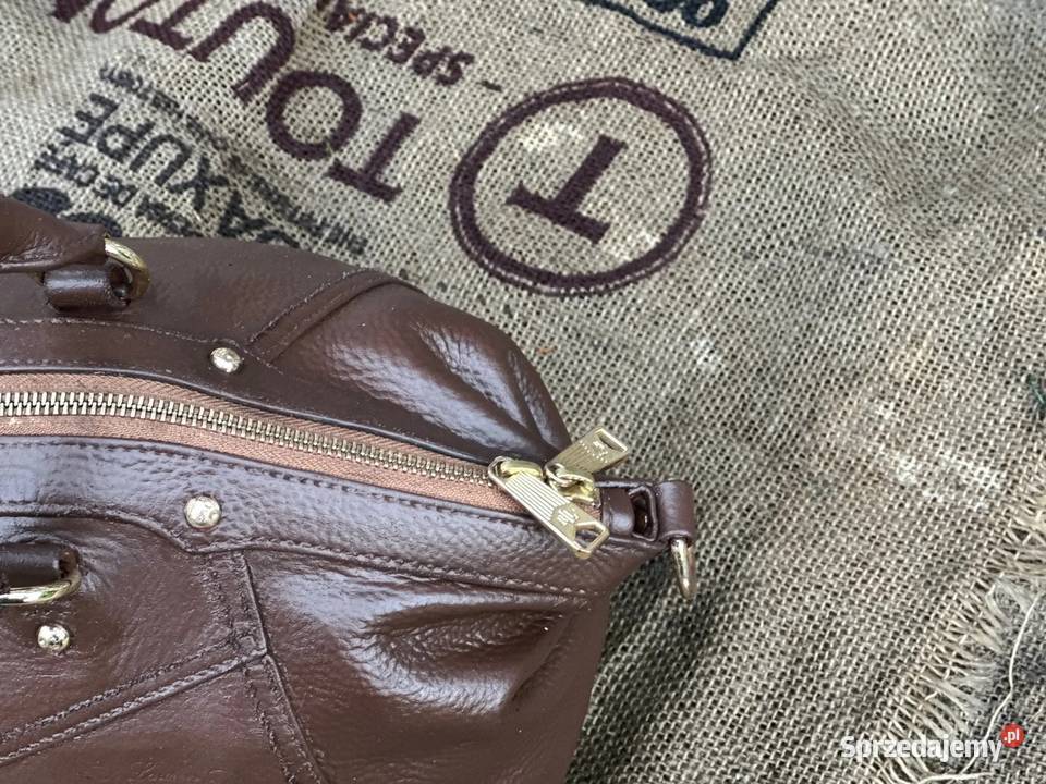Torebka Ralph Lauren klasyk z lat 2000 stan brązowy/beżowy Torby i torebki Warszawa