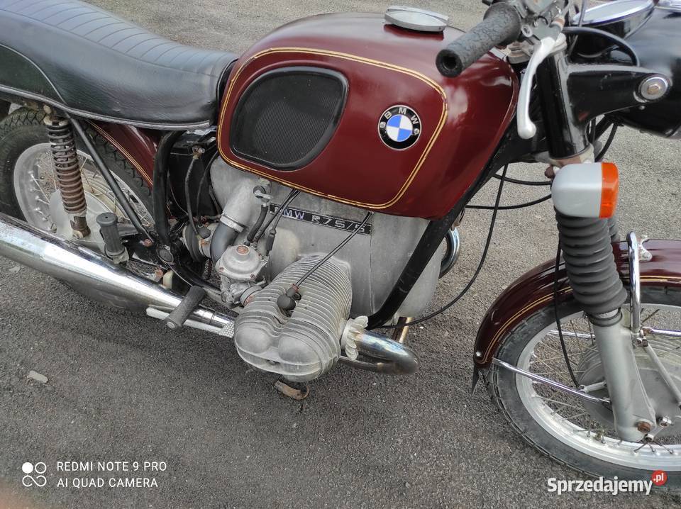 Bmw r755 piekny klasyk wszystko sprawne palaący benzyna Leszno