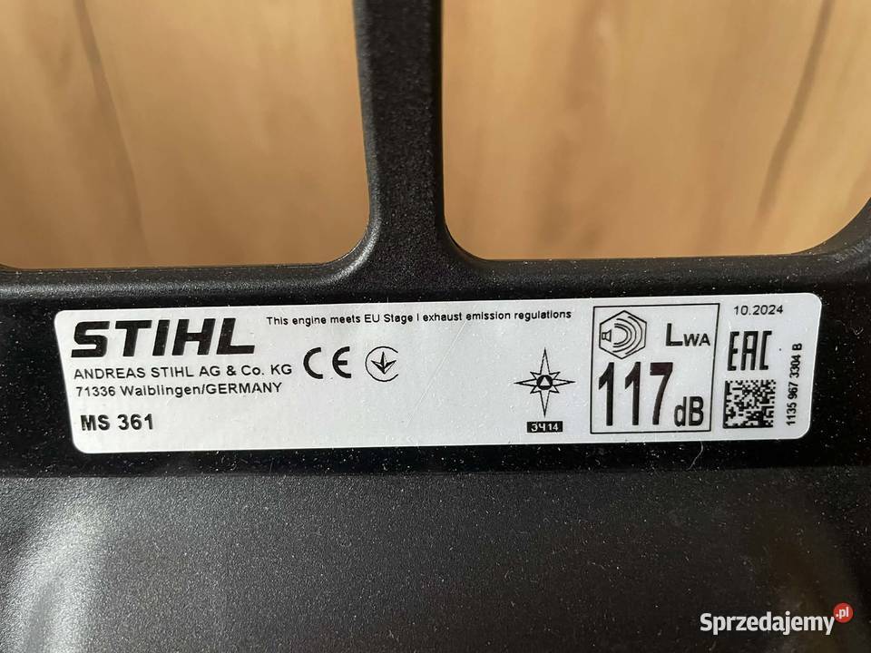 Piła spalinowa STIHL MS 361 46 Nowa lubelskie Lublin