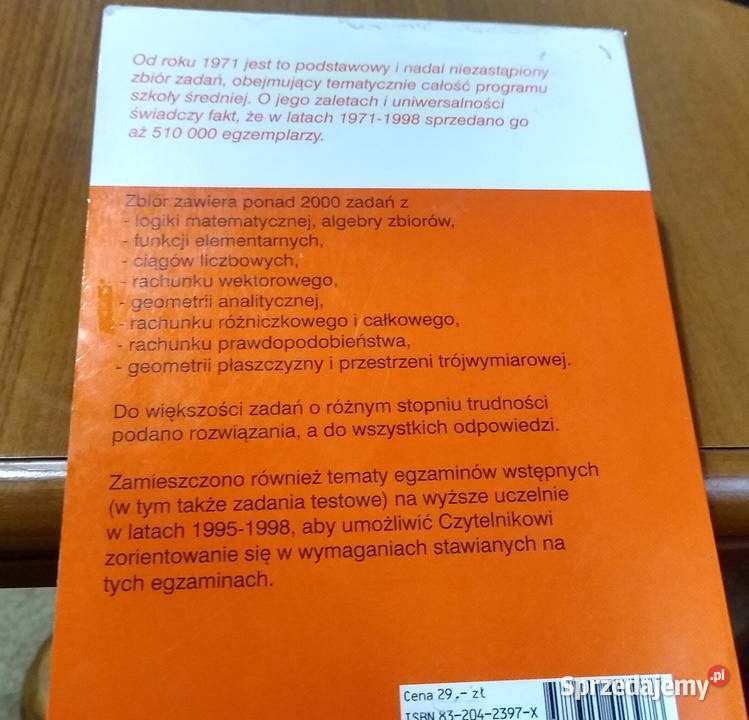 Zbiór zadań z matematyki kandydatów Gdowski Gdańsk