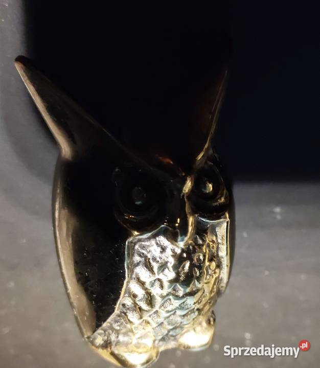 Stara sowa metal Figurki i rzeźby Wrocław sprzedam