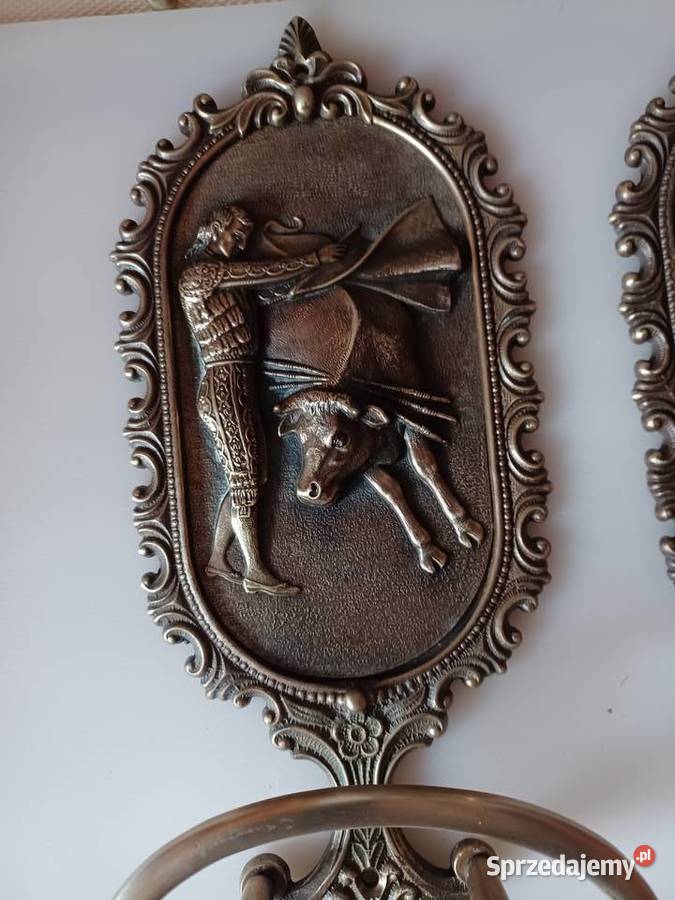 Piękny wieszak mosiężny Pozostałe Poznań