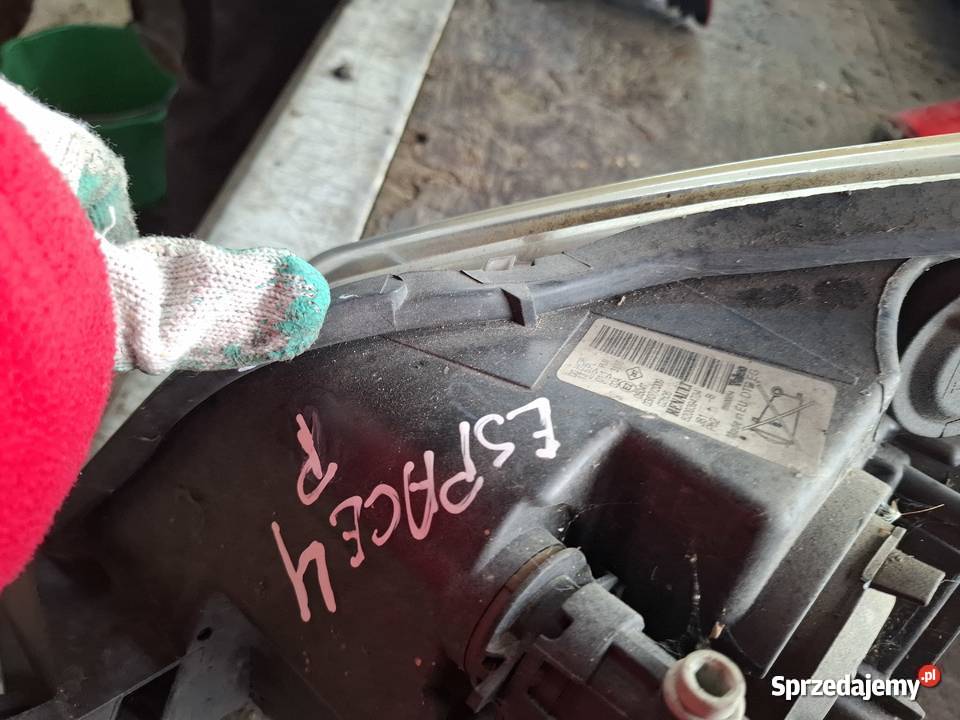 Lampa Prawa Przód Renault Espace 4 IV Wisznice