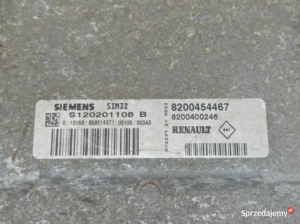 STEROWNIK SILNIKA 8200454467 S120201108B Renault
