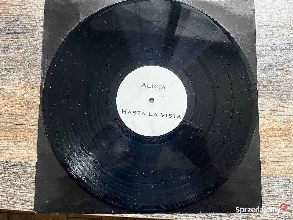 Alicia Hasta La Vista 12 Vinyl 1997 Eurodance śląskie Błażejowice