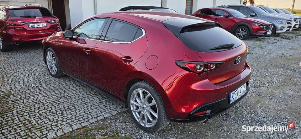 Mazda 3 MHybrid Bogata wersja wyposażenia elektrochrom. lusterka boczne