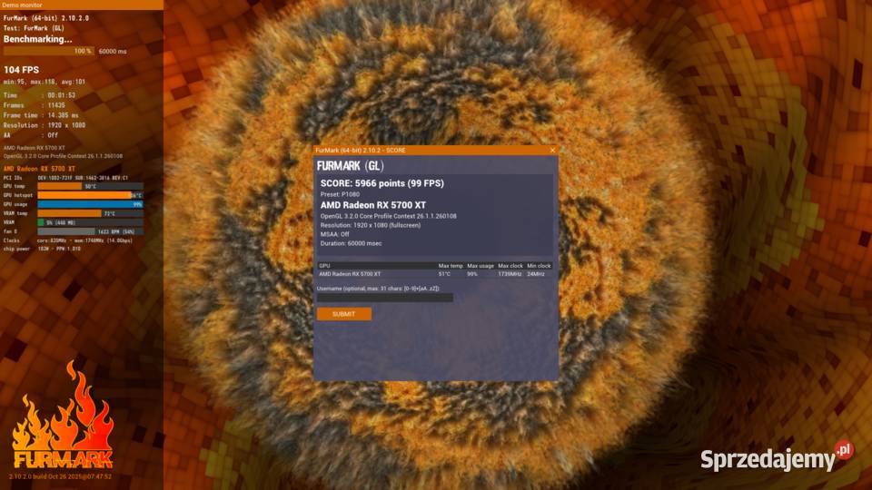 Komputer gamingowy RX 5700 XT Ryzen 5 3600 16GB Klasy AMD APU wielkopolskie Ostrów Wielkopolski