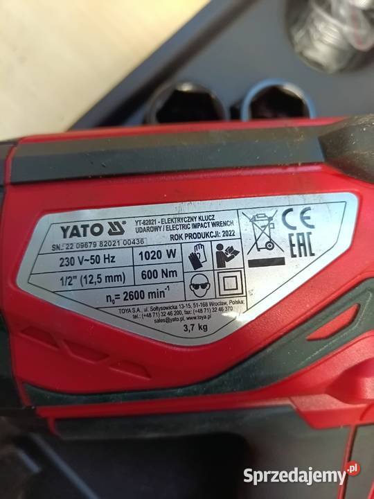 Klucz udarowy Yato na gwarancji Cięcina