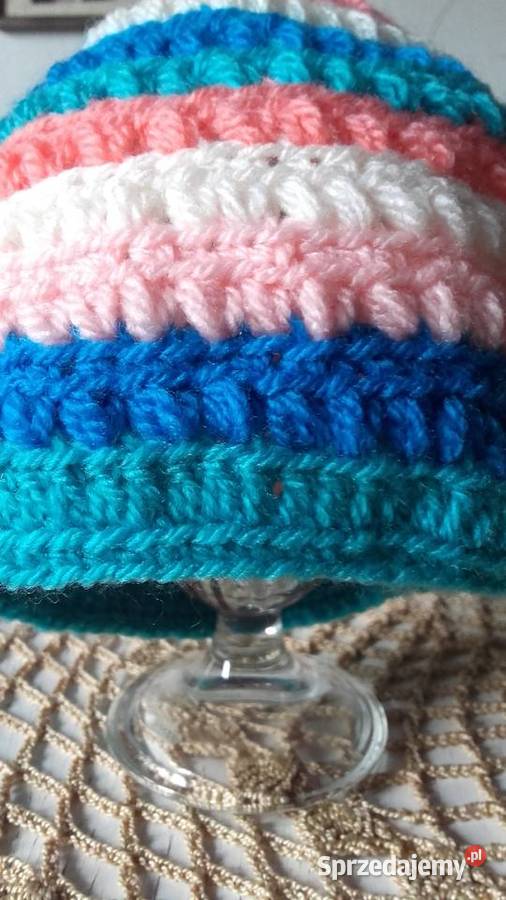 KOLOROWA CZAPECZKA DZIEWCZYNKI