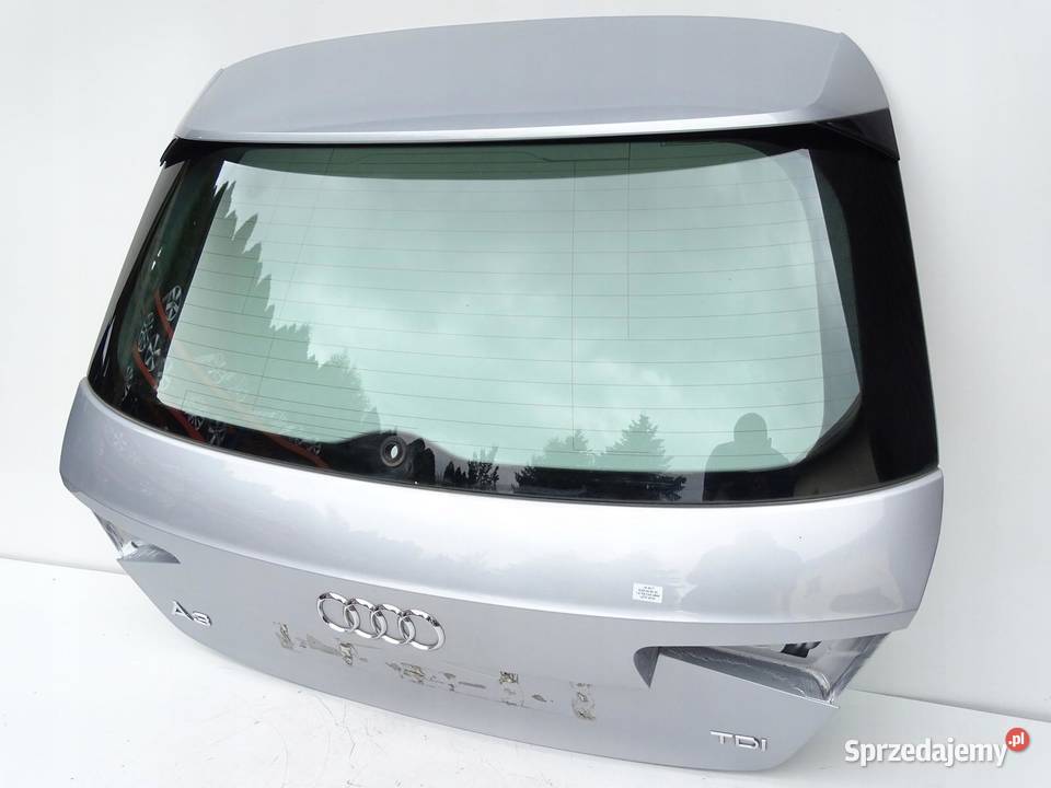 KLAPA TYŁ BAGAŻNIKA Z SZYBĄ LZ7G AUDI A3 8V 3D 3 Drzwi