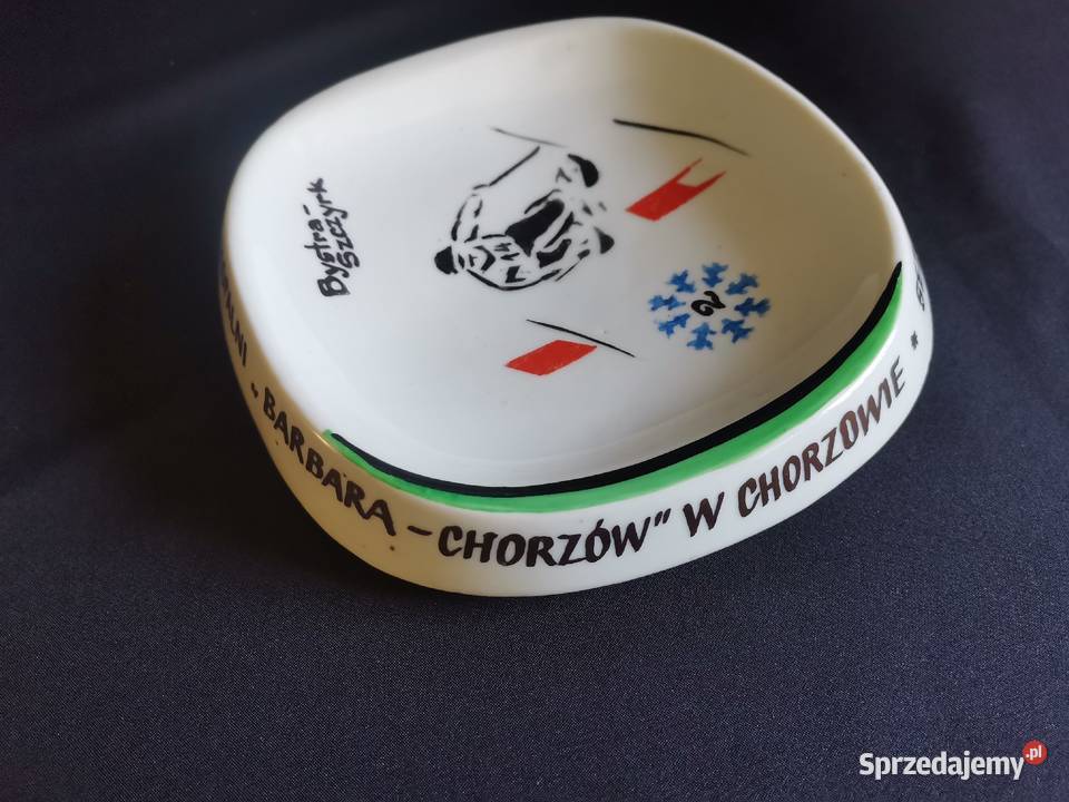Stara popielniczka porcelana Bogucice KWK śląskie Siemianowice Śląskie