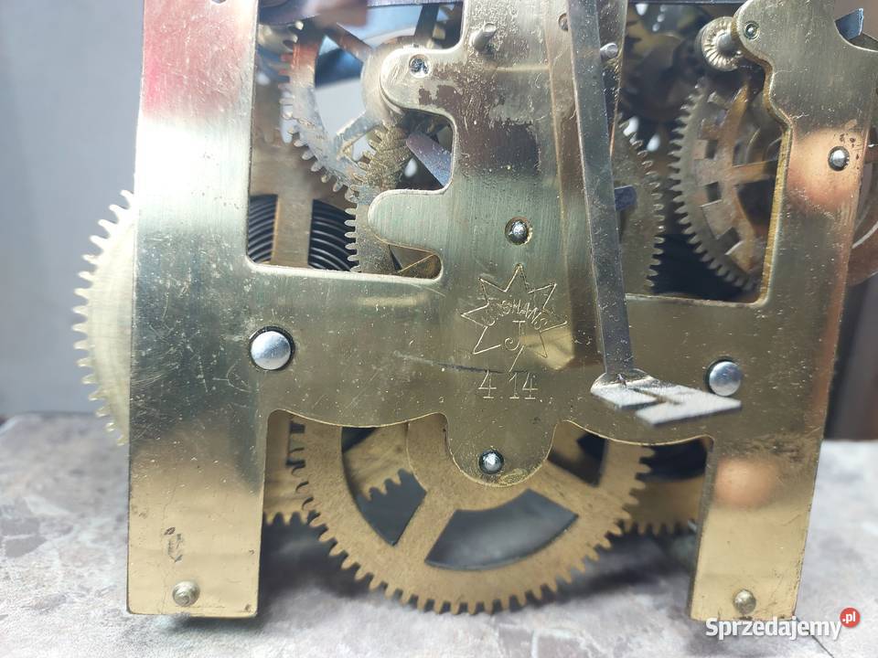 700 Mechanizm starego zegara ściennego Junghans Antyki pomorskie Tczew