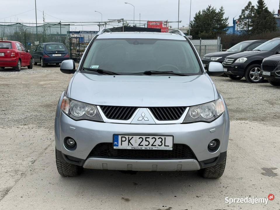 Mitsubishi Outlander 20 Diesel 2008r 4x4 Raty Rok produkcji 2008 Wrocław