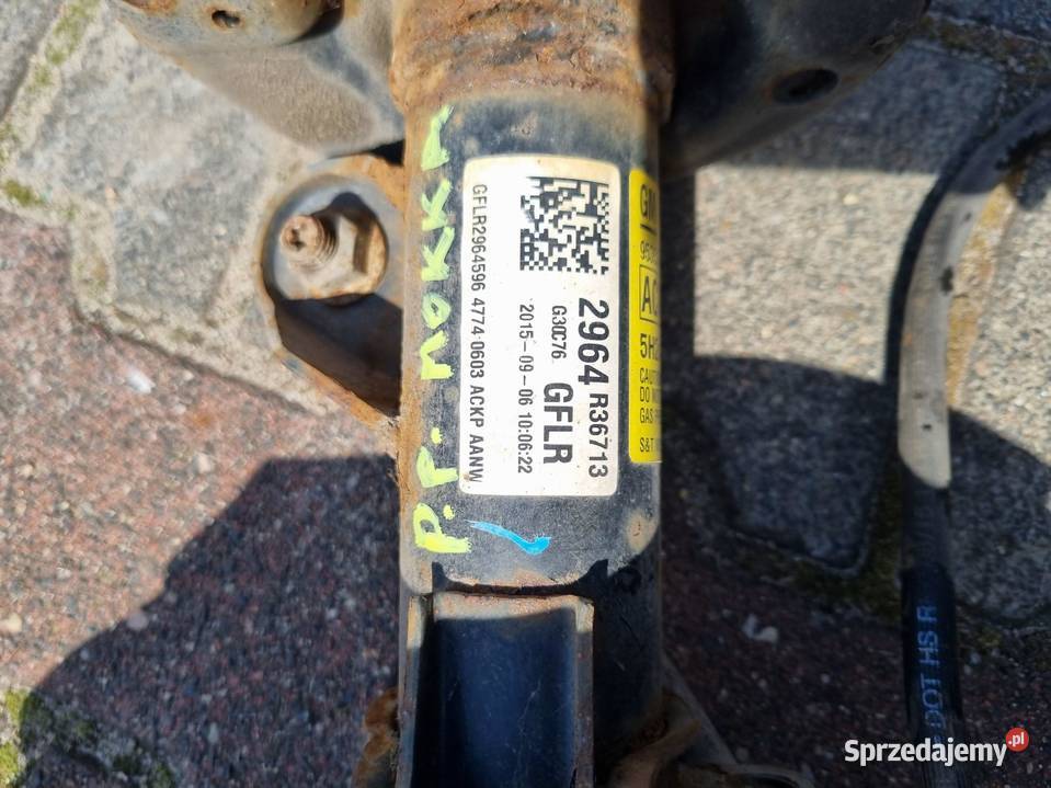 MCPERSON AMORTYZATOR SPRĘŻYNA PRAWY PRZÓD OPEL