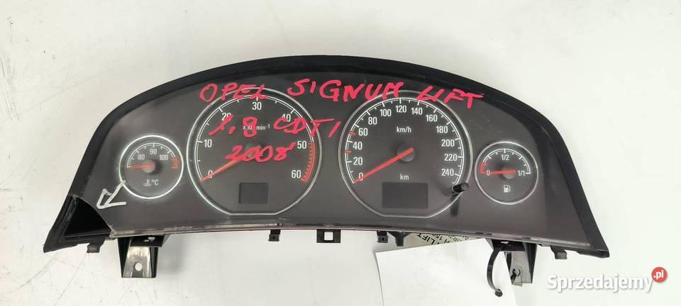 LICZNIK ZEGAR OPEL SIGNUM LIFT 13278746YA Lipno