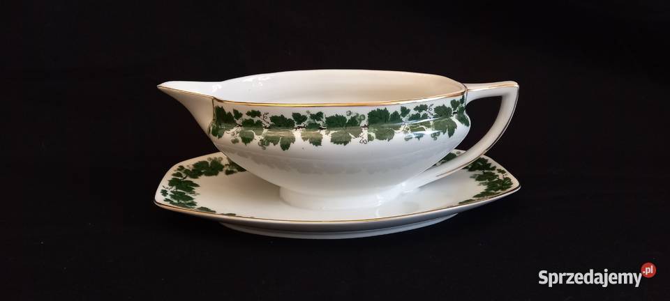 Sosjerka Fraureuth 1925 r Porcelana i szkło