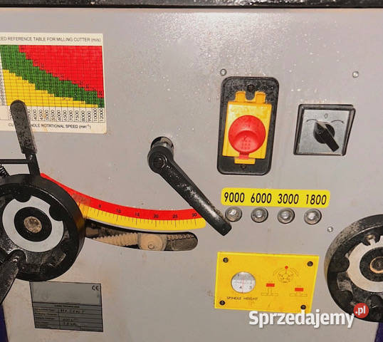 Frezarka dolnowrzecionowa z wózkiem uchylne małopolskie