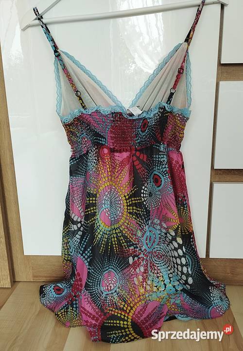 Letnia kolorowa sukienka tunika Johlee Schuh Olsztyn