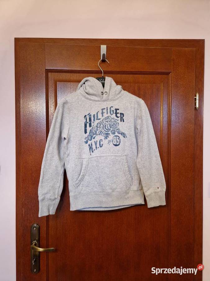 Bluza z kapturem Tommy Hilfiger chłopięca 10 lat Bluzy Bibice