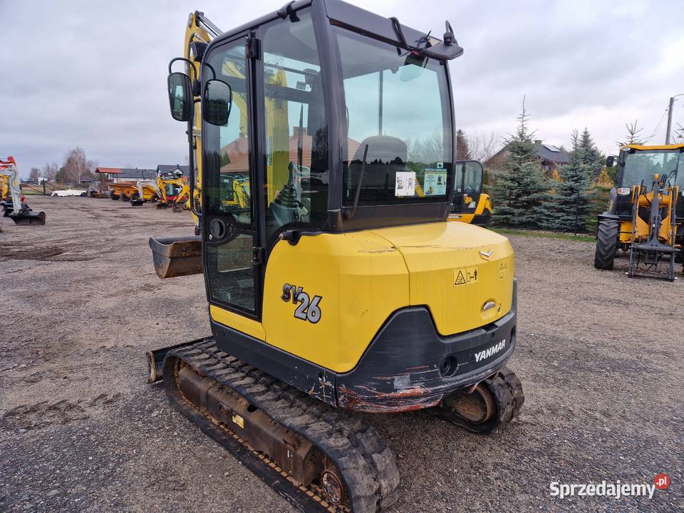 Minikoparka Yanmar SV 26 2020r 2000mtg lubelskie Ryżki